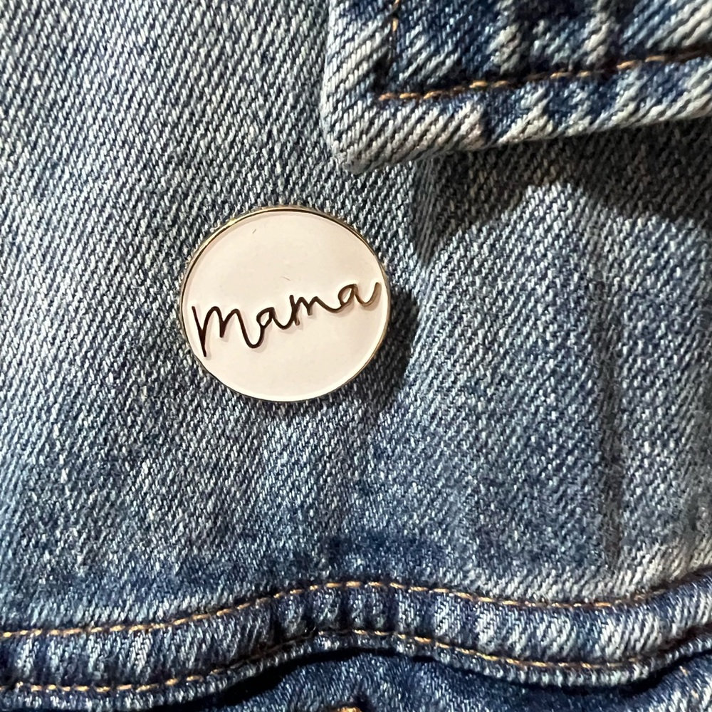 Soft Enamel Lapel Pin - Mama